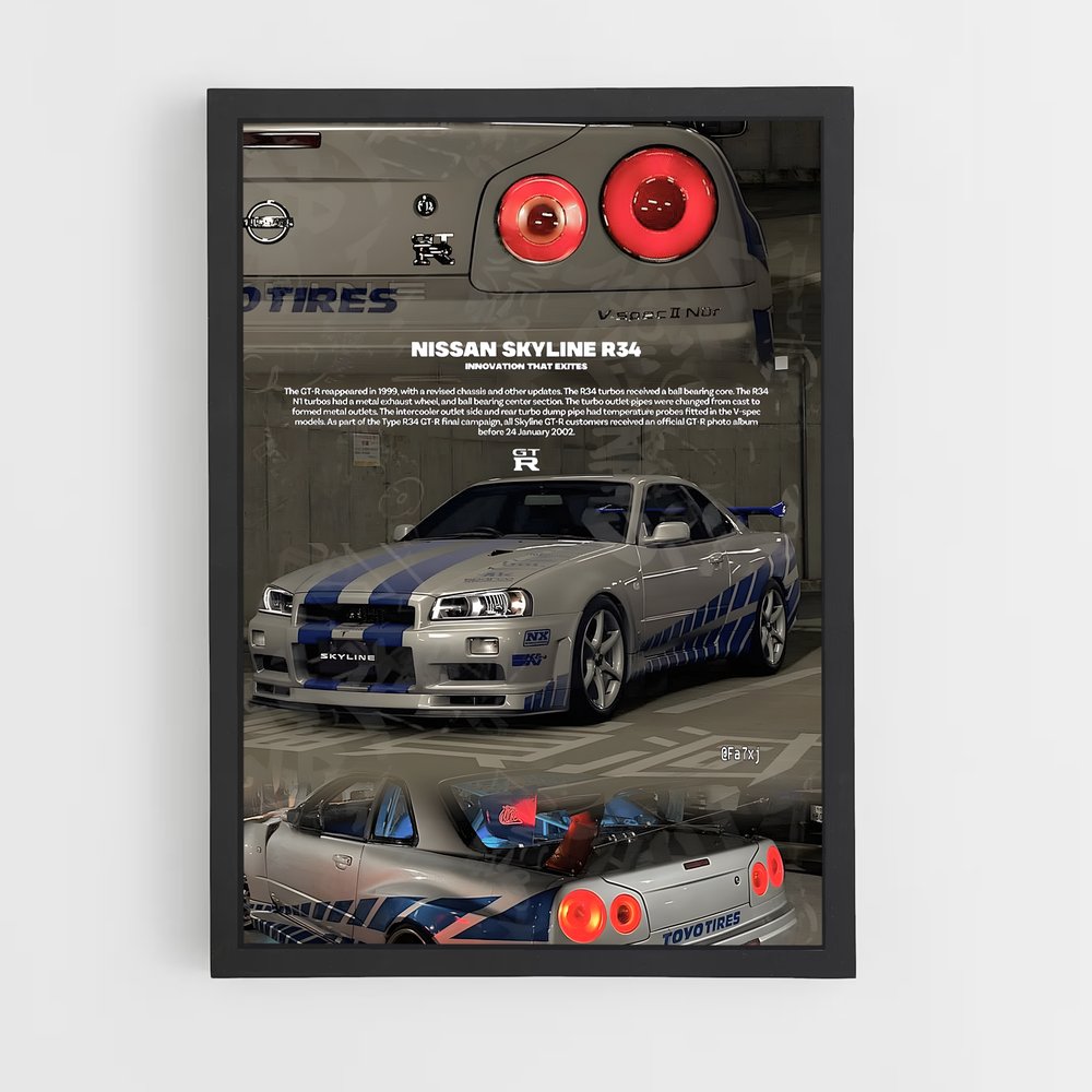 Poster Skyline Legend – affiche Mclaren (vue 2)